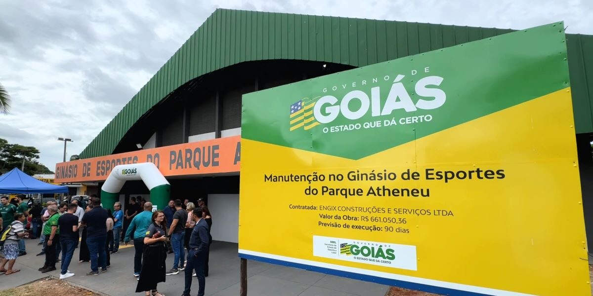 Governo entrega reforma do ginásio de esportes do Parque Atheneu