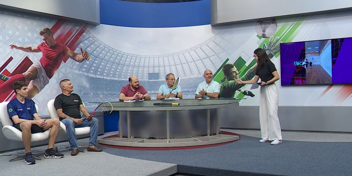 TBC Esporte traz entrevista sobre squash e análises do Brasileirão e Goianão