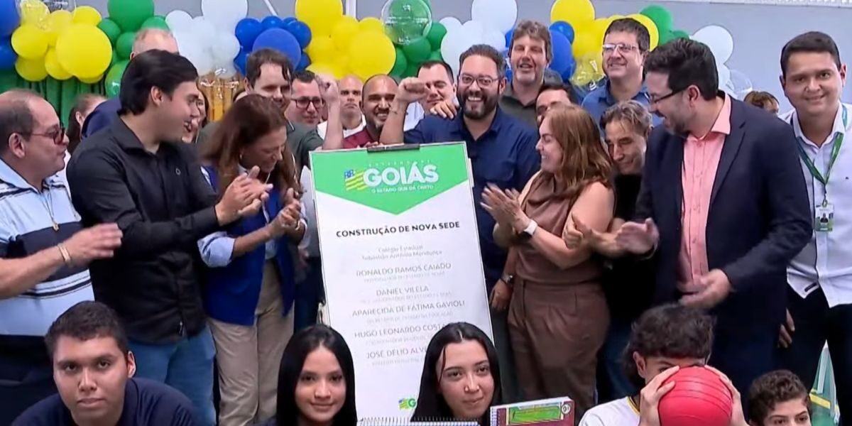 Governo estadual entrega escola Padrão Século XXI em Hidrolândia