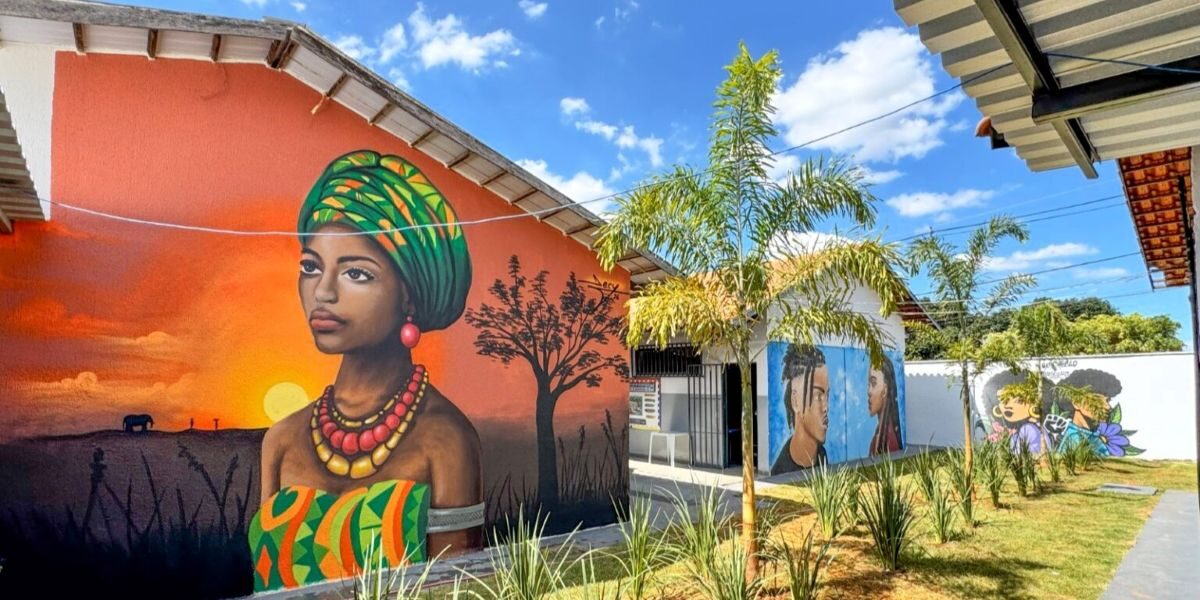 Seduc entrega reforma de colégio quilombola em Aparecida de Goiânia