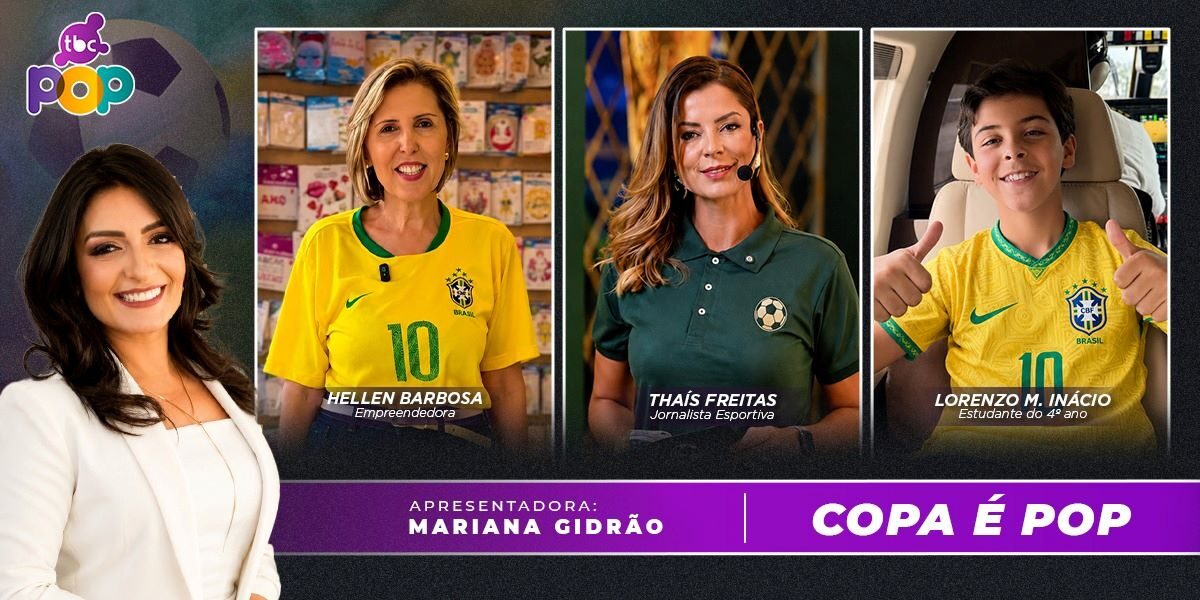 TBC Pop entra no clima da Copa do Mundo
