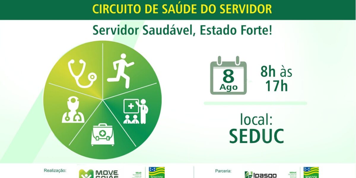 Programa M.O.V.E. Goiás inicia circuito voltado à prevenção e saúde do servidor