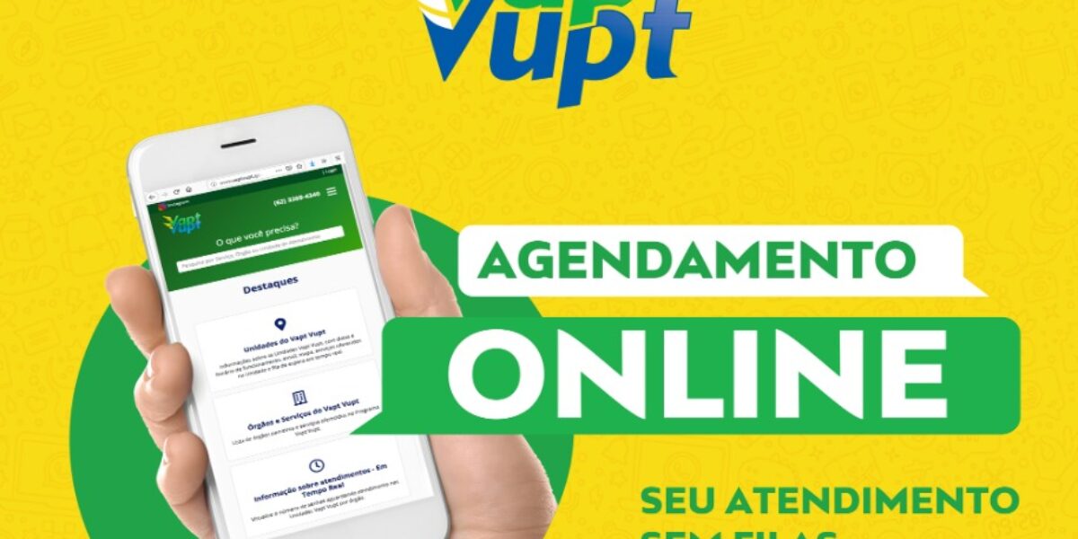 Governo de Goiás inicia atendimento do Vapt Vupt por agendamento on-line em mais 10 cidades do Estado