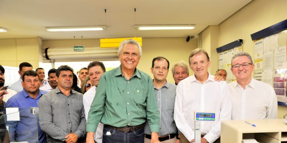Governador Ronaldo Caiado e presidente dos Correios lançam Balcão do Cidadão em Goiás