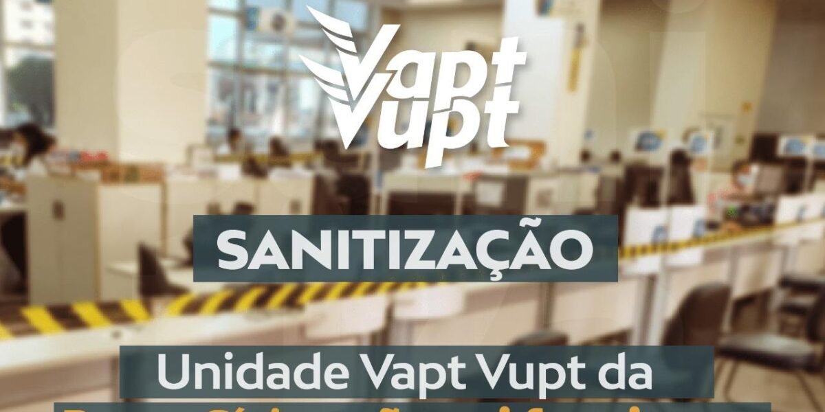 Para sanitização da unidade, Vapt Vupt da Praça Cívica não vai funcionar nesta sexta-feira (26)