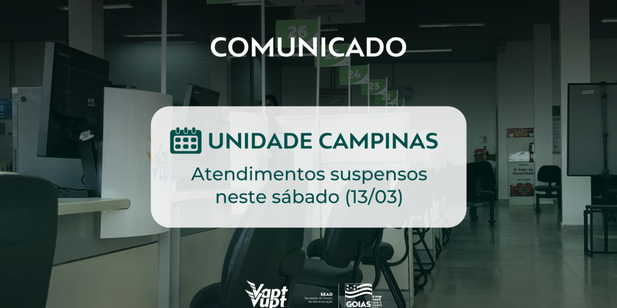 Vapt Vupt de Campinas tem atendimento suspenso neste sábado (13/03) para higienização