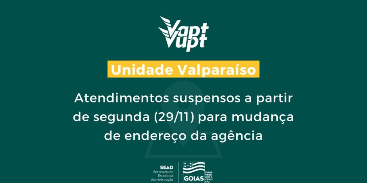 Unidade do Vapt Vupt de Valparaíso suspende atendimentos para mudança de sede