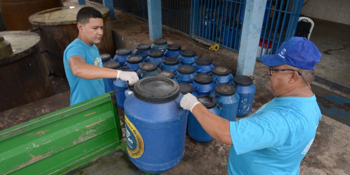 Vapt Vupt é ponto de coleta de óleo de cozinha usado