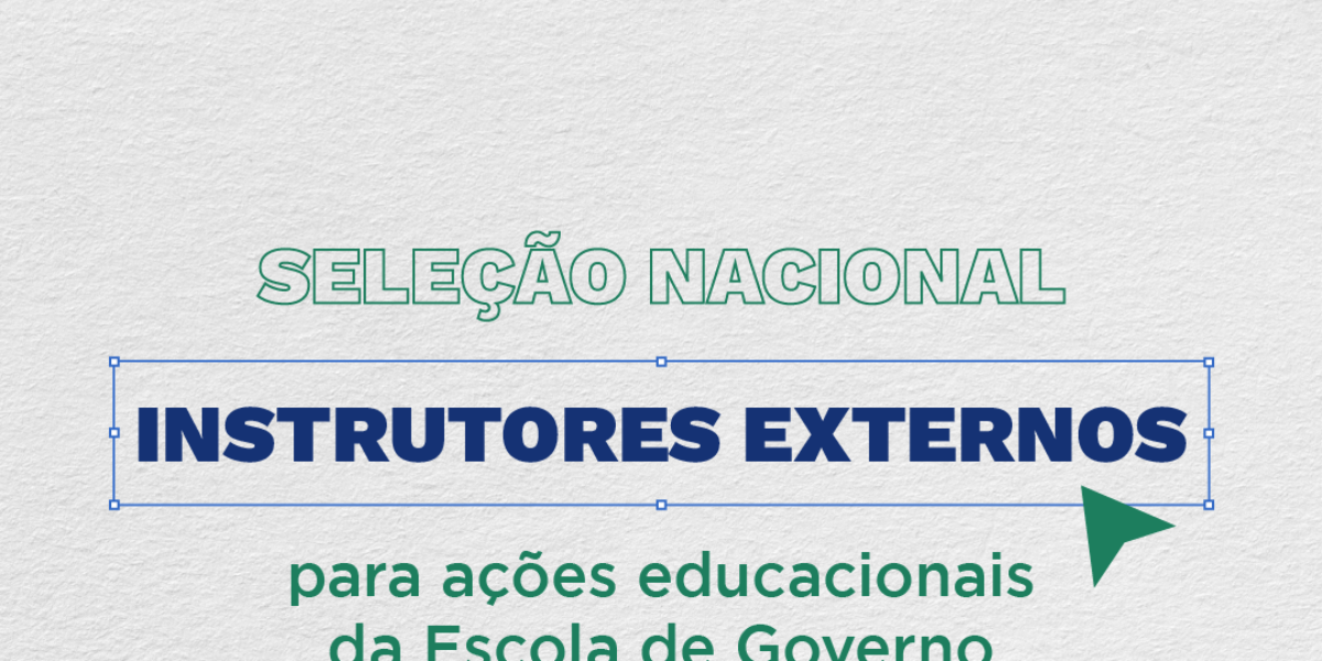 Governo de Goiás abre seleção para instrutores externos da Escola de Governo