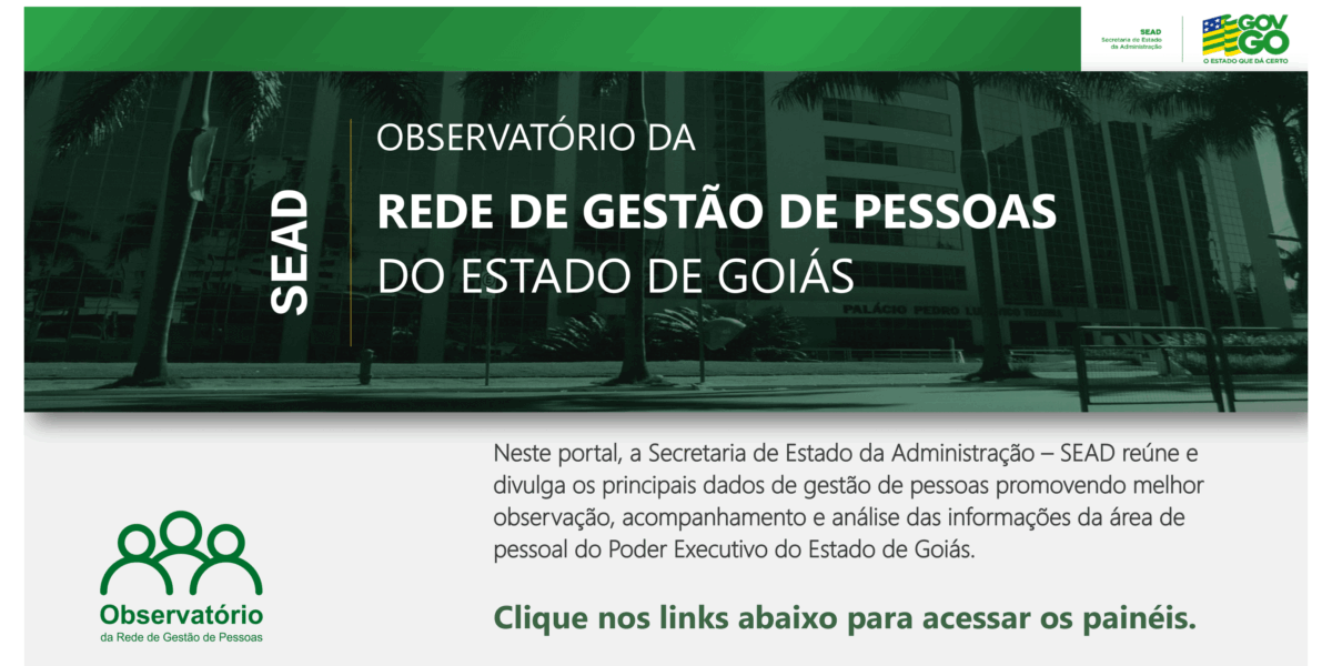 OBSERVATÓRIO DA REDE DE GESTÃO DE PESSOAS DO ESTADO DE GOIÁS