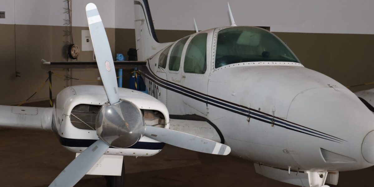 Governo de Goiás leiloa aeronave com lance mínimo de R$ 200 mil
