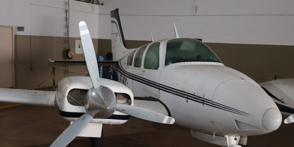 Aeronave do Governo de Goiás é arrematada por R$ 568 mil em leilão eletrônico