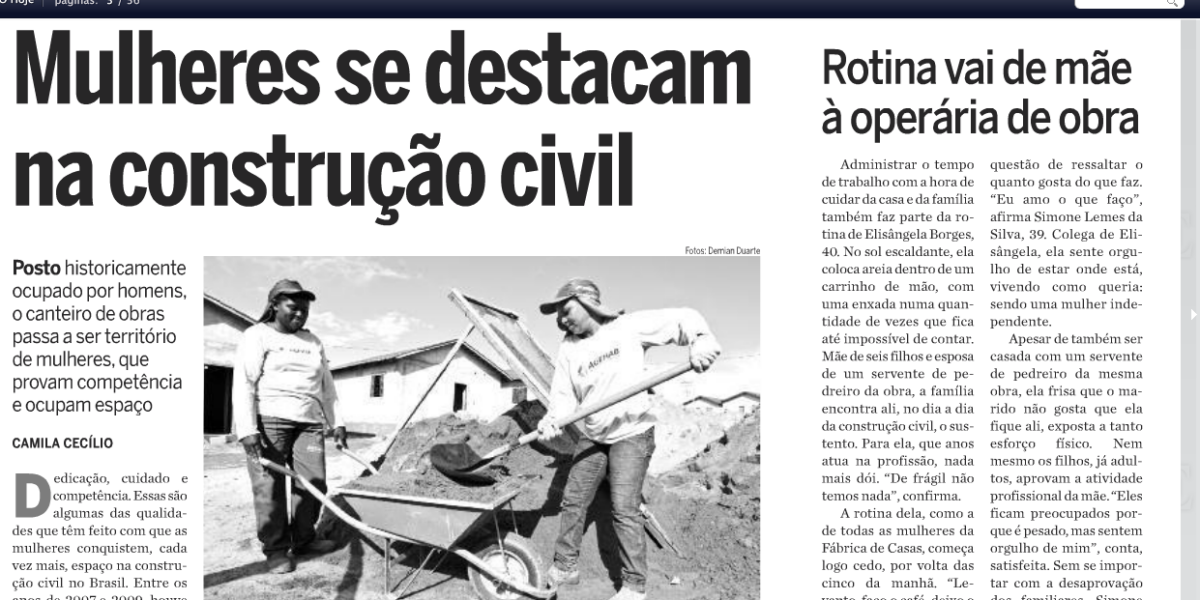 Jornal O Hoje. Publicado em 20.01.2013
