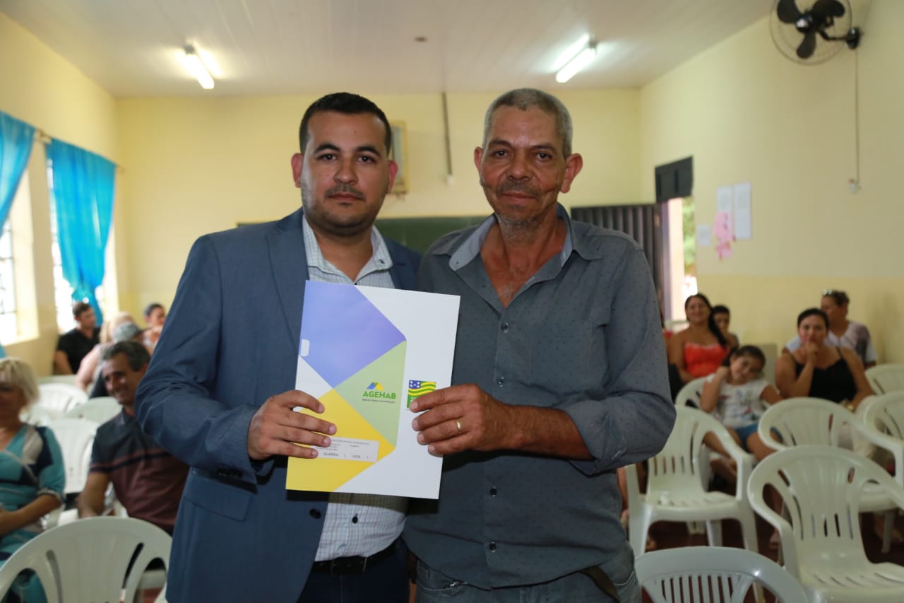 Programa de Regularização Fundiária do Governo de Goiás beneficia famílias de Palmelo