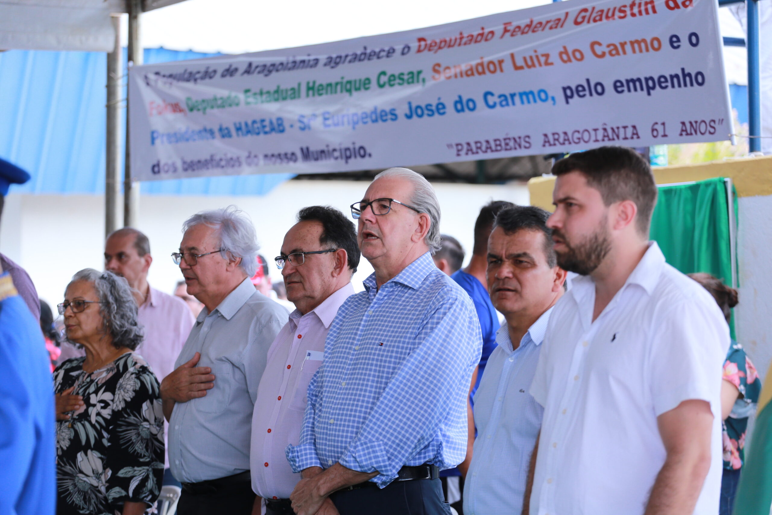 Entrega de obras pelo Governo de Goiás marca aniversário de 61 anos de Aragoiânia