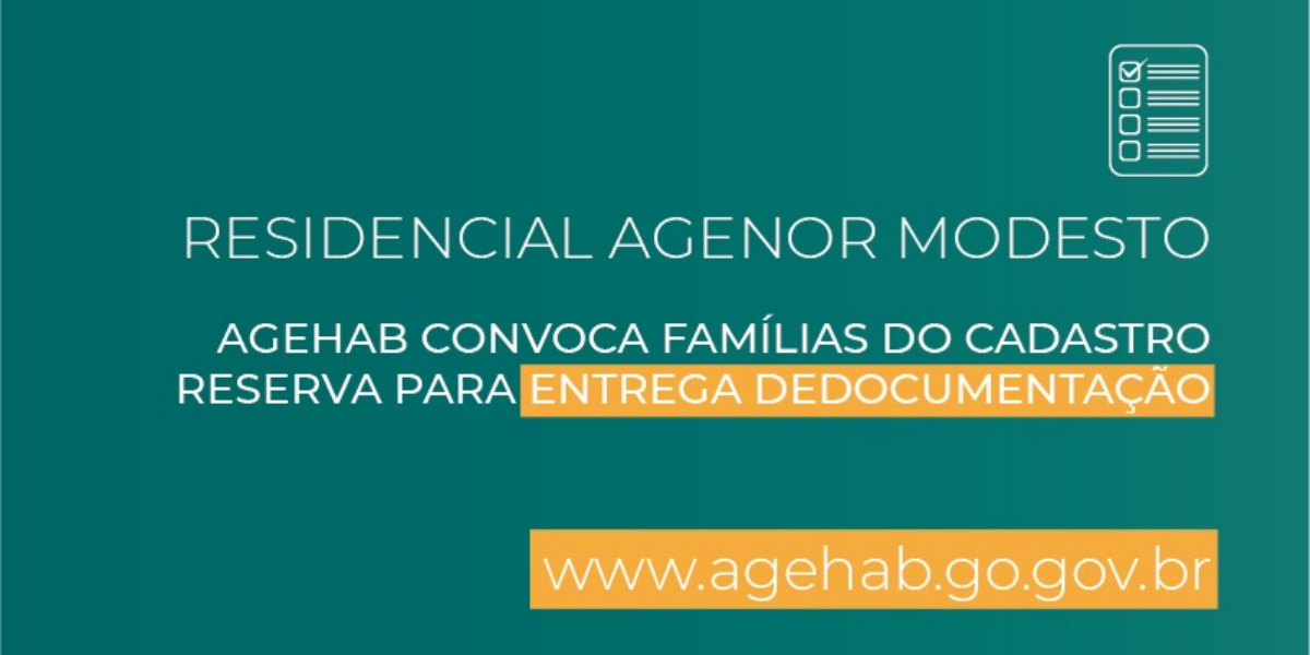 Governo de Goiás convoca famílias do cadastro reserva de apartamentos em Aparecida de Goiânia