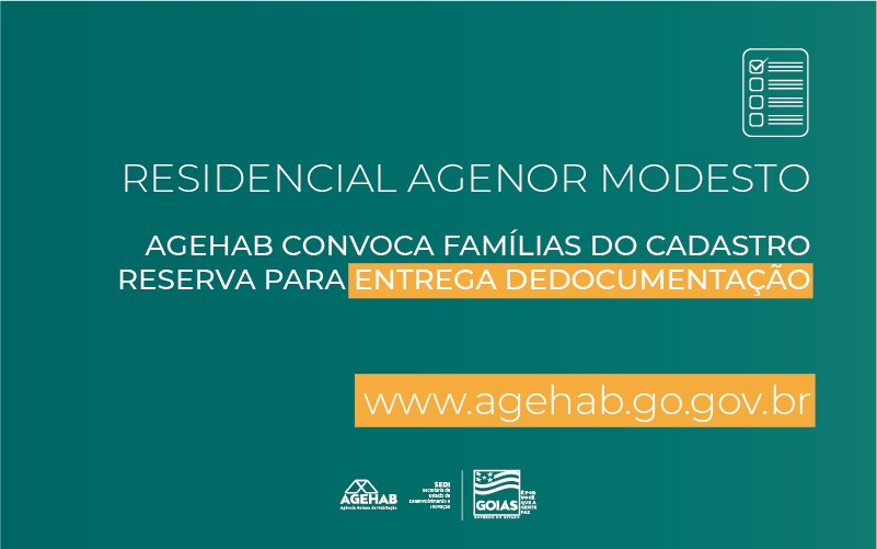 Governo de Goiás convoca famílias do cadastro reserva de apartamentos em Aparecida de Goiânia