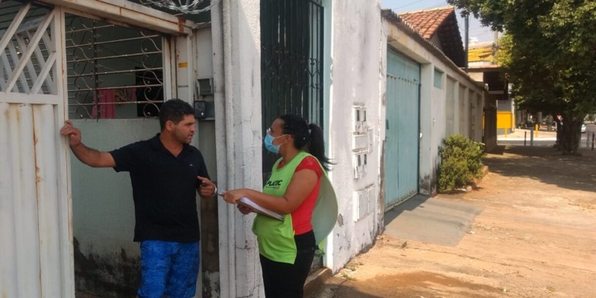 Governo de Goiás cadastra famílias do Bairro Anhanguera, em Goiânia, para regularização fundiária