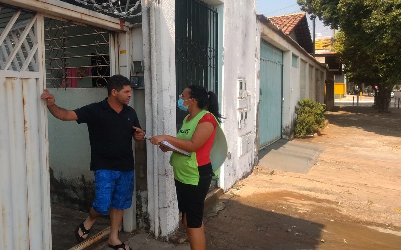 Governo de Goiás cadastra famílias do Bairro Anhanguera, em Goiânia, para regularização fundiária