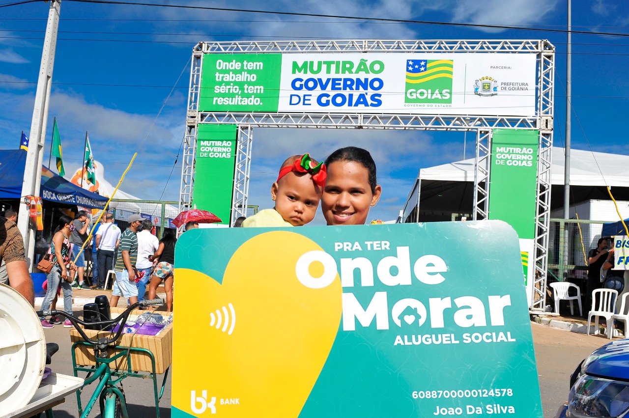 Agehab beneficia mais de 1.300 famílias durante quinta edição do Mutirão Governo de Goiás
