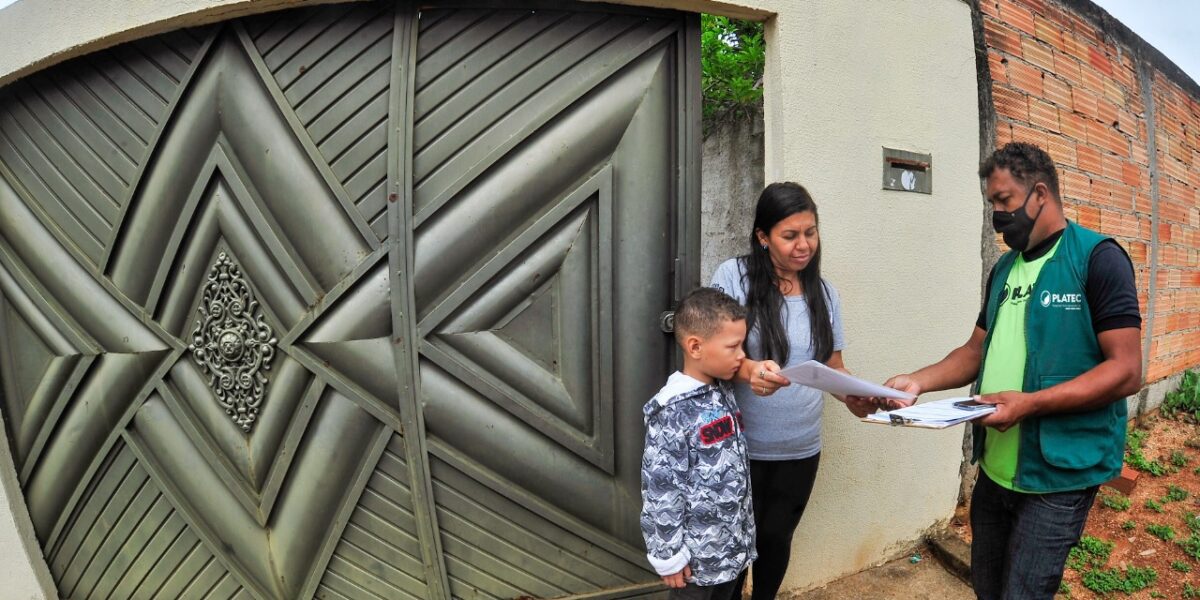 Governo de Goiás retoma cadastramento para regularização fundiária no bairro João Paulo II, em Goiânia