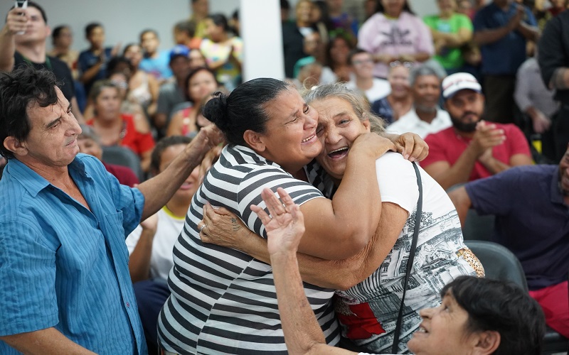 Alegria marca sorteio de casas a custo zero em Anhanguera