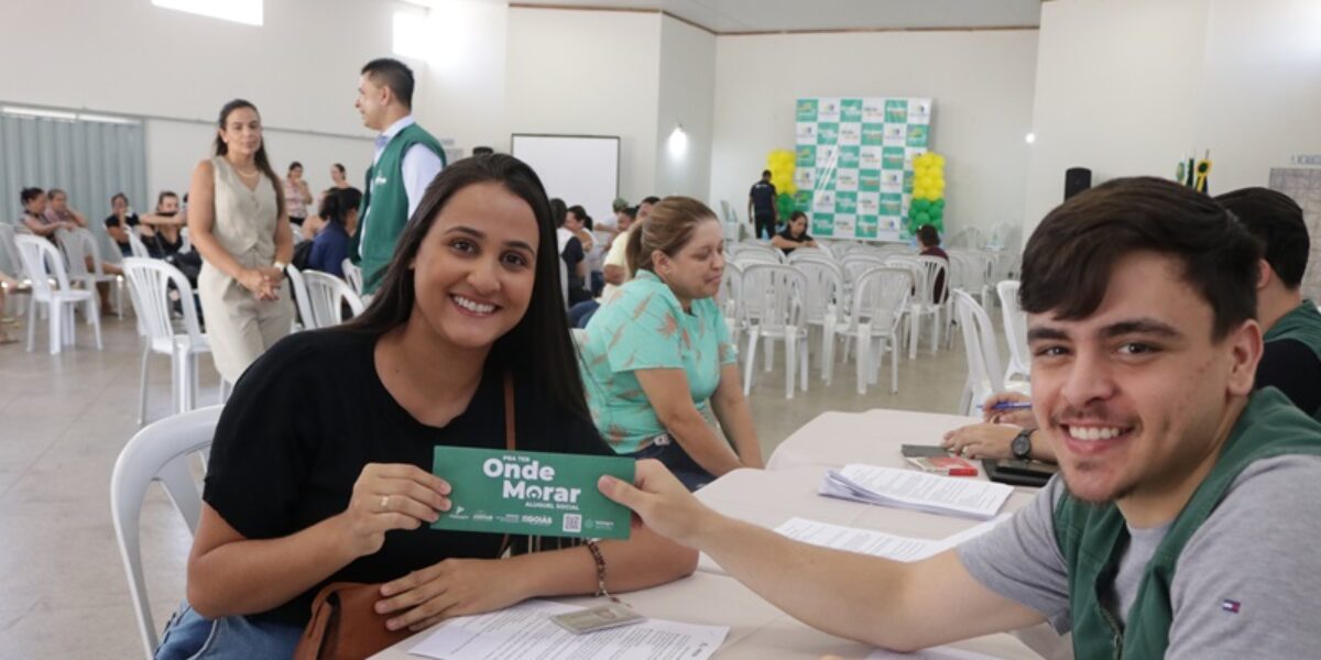 Agehab entrega Aluguel Social em Fazenda Nova, Mossâmedes e Cachoeira Alta