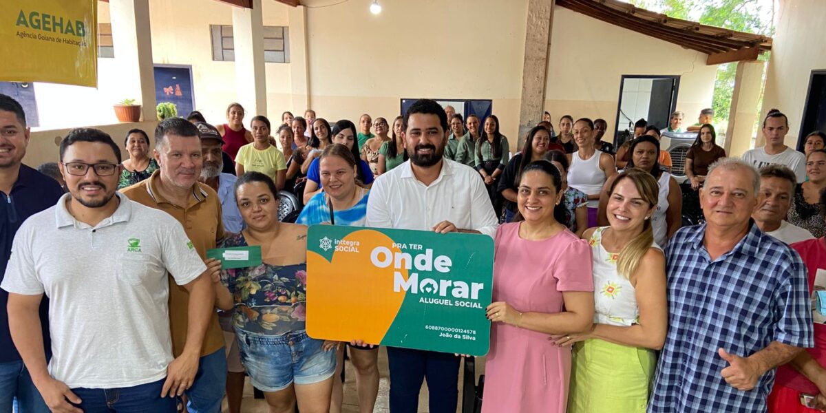 Governo de Goiás intensifica entregas do Aluguel Social e escrituras em diversas regiões do Estado