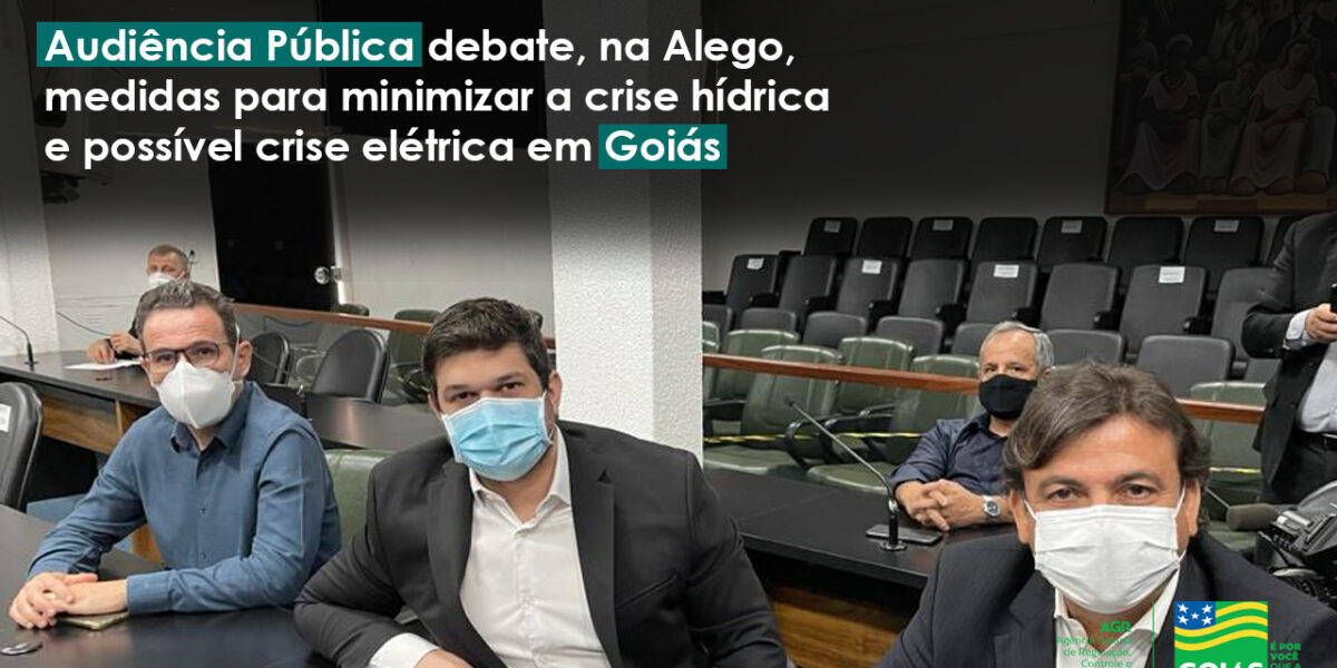 AGR analisa planos de racionamento apresentados pela Saneago para reduzir efeitos da estiagem