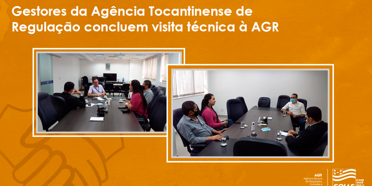 Equipe da Agência Tocantinense de Regulação conclui visita técnica à AGR
