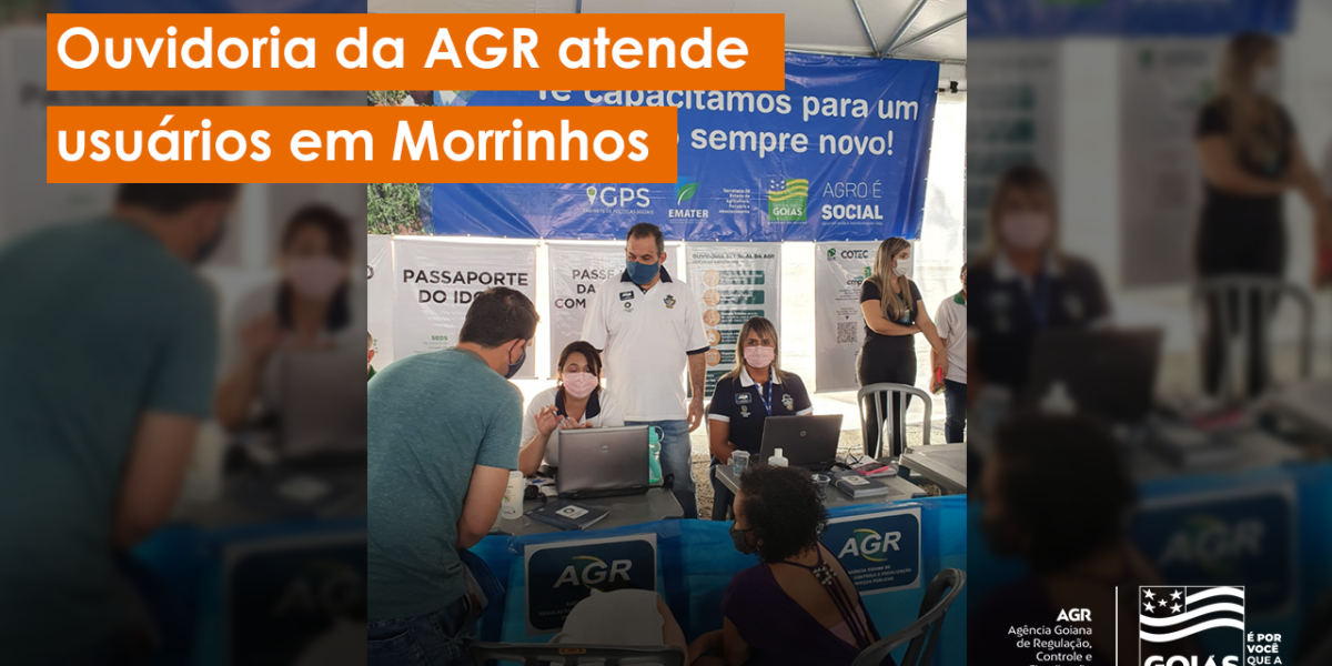 Em Morrinhos, AGR atende usuários de saneamento básico e transporte de passageiros