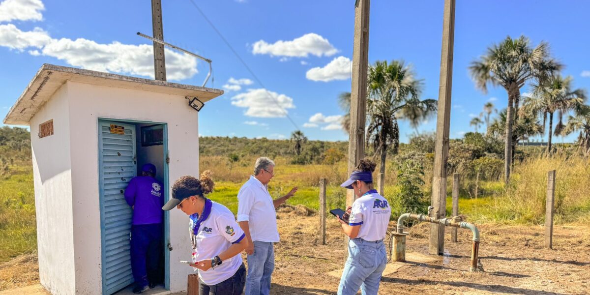 AGR realiza fiscalização no sistema de água do município Ipameri