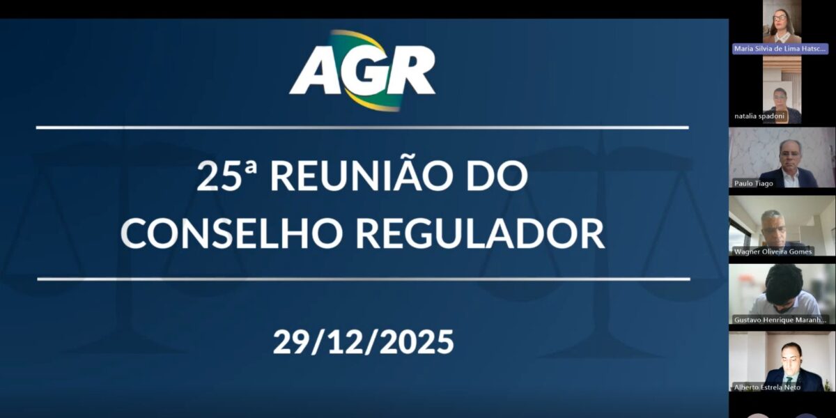 Conselho Regulador da AGR analisa gratuidades, reajuste tarifário e processos administrativos