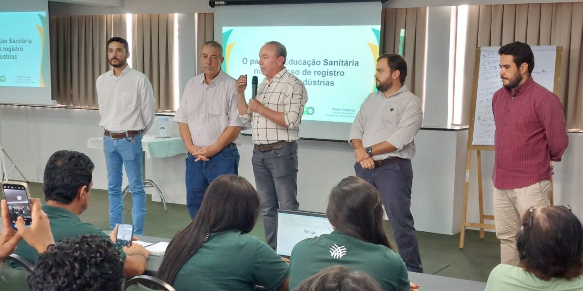 Parceria entre Agrodefesa, Seapa e Senar Goiás capacita técnicos de campo para levar informações sanitárias a agroindústrias familiares
