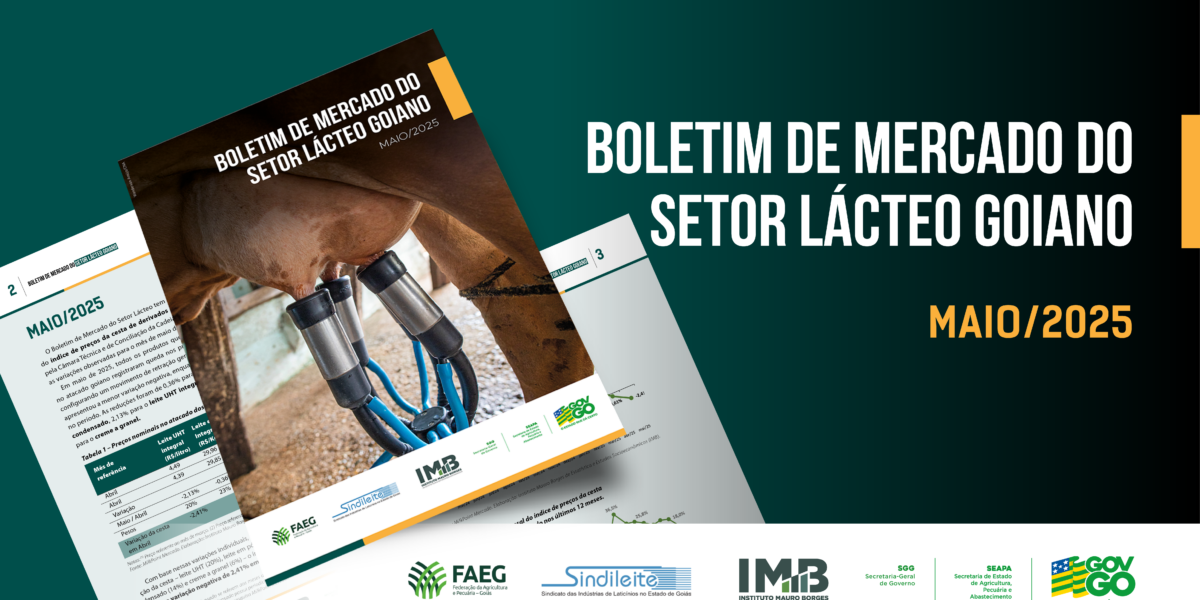Seapa divulga boletim de maio do setor lácteo goiano