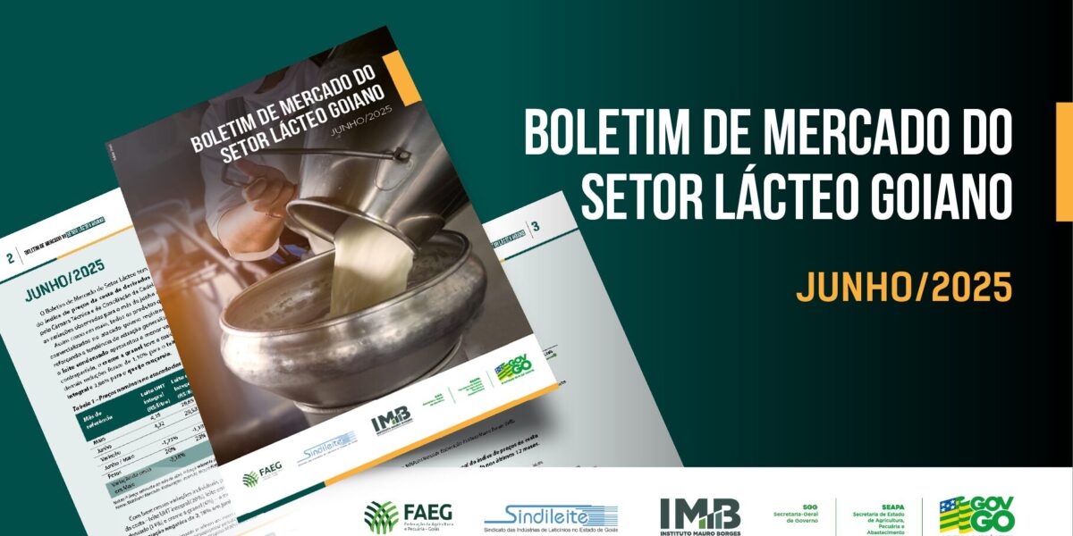 Seapa divulga boletim com atualização dos preços dos derivados lácteos em Goiás