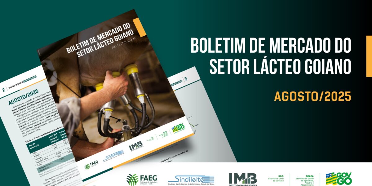 Seapa divulga boletim com atualização dos preços dos derivados lácteos em Goiás