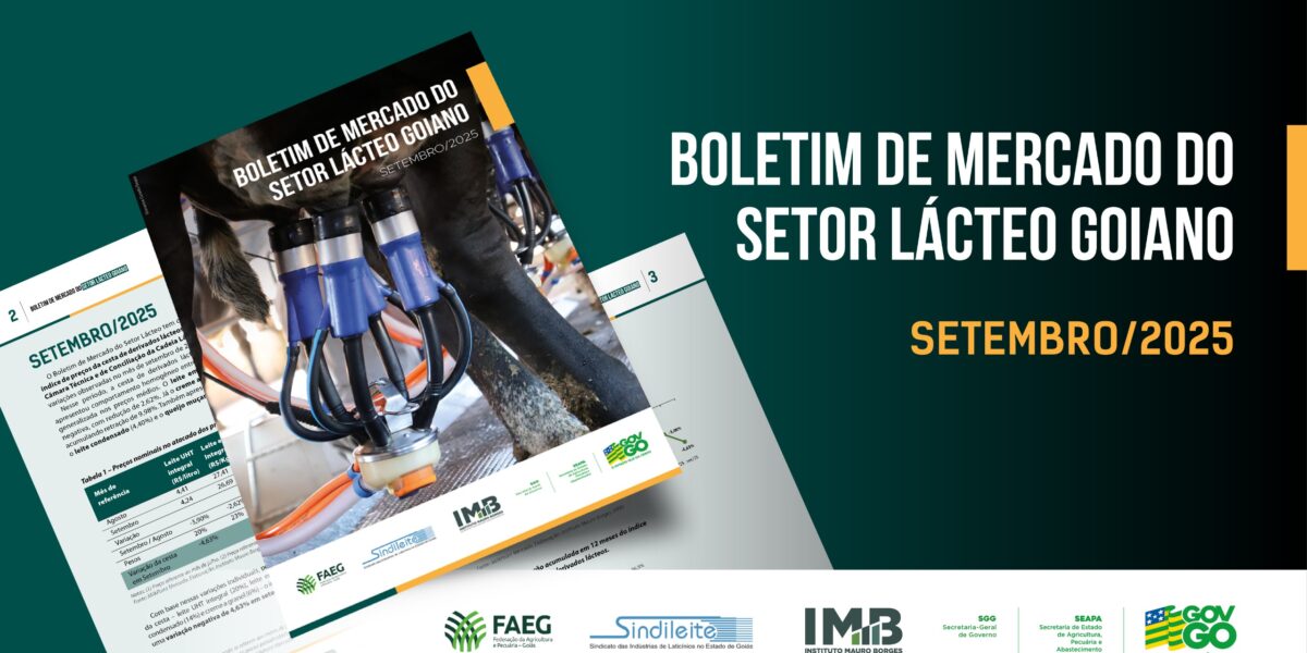 Seapa divulga análise de setembro do setor lácteo goiano