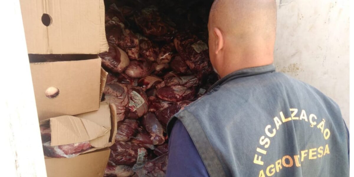 Fiscais da Agrodefesa, por meio do Disque  Denúncia, ajudam a recuperar carne roubada