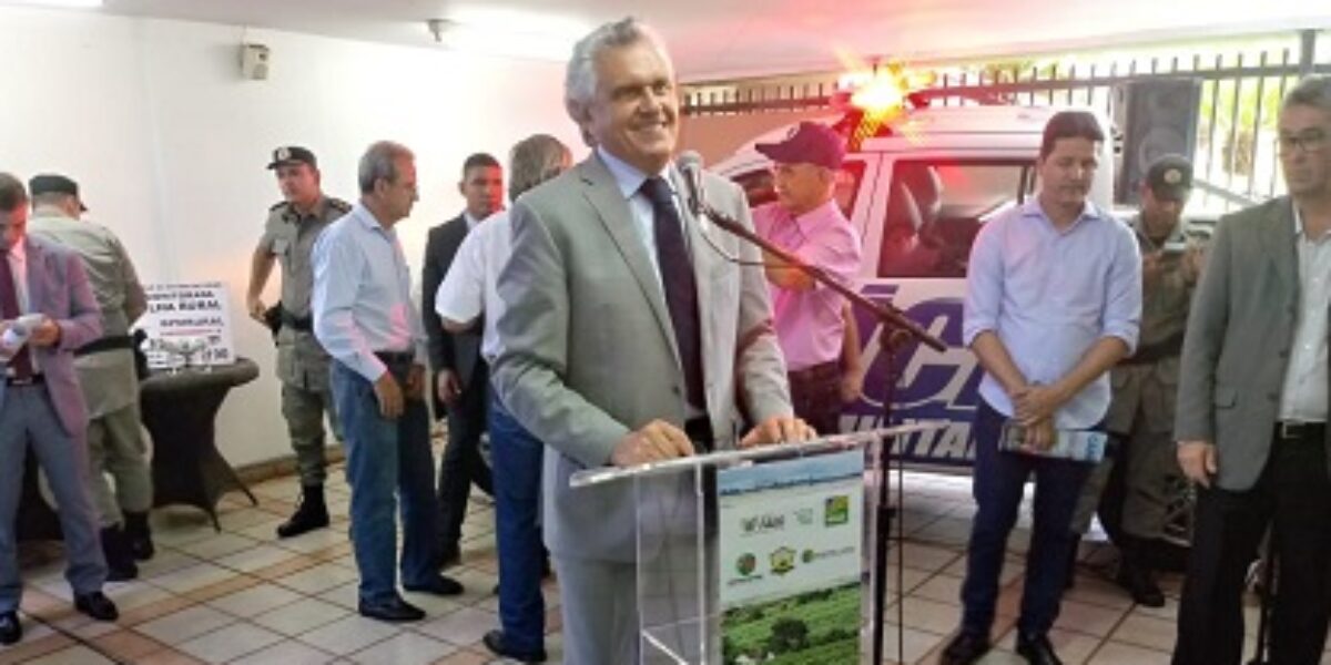 Governador Ronaldo Caiado anuncia conjunto de ações para reforçar segurança no campo