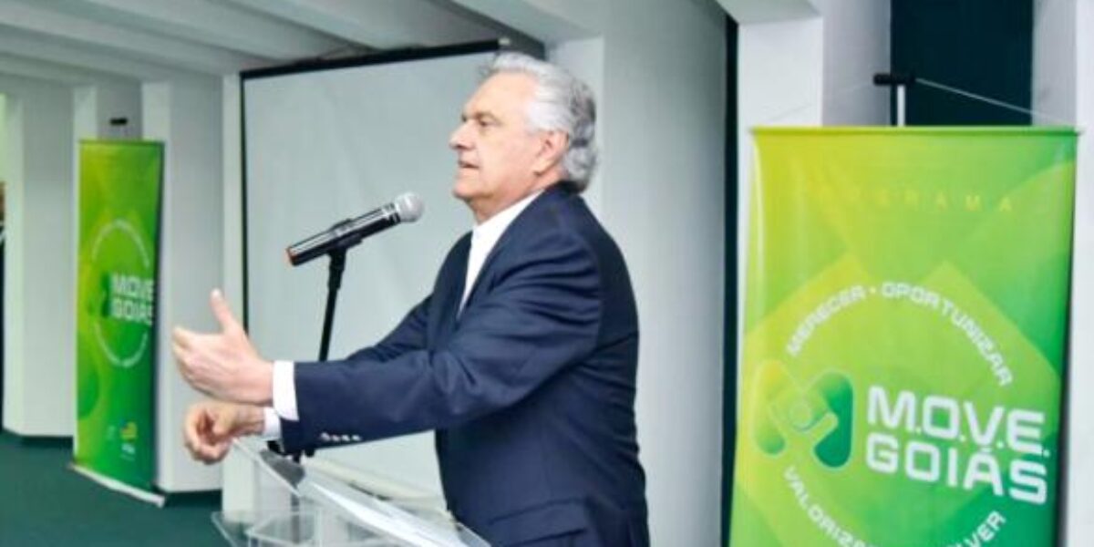 Governador Ronaldo Caiado lança Programa M.O.V.E Goiás. Dirigentes da Agrodefesa participam do evento