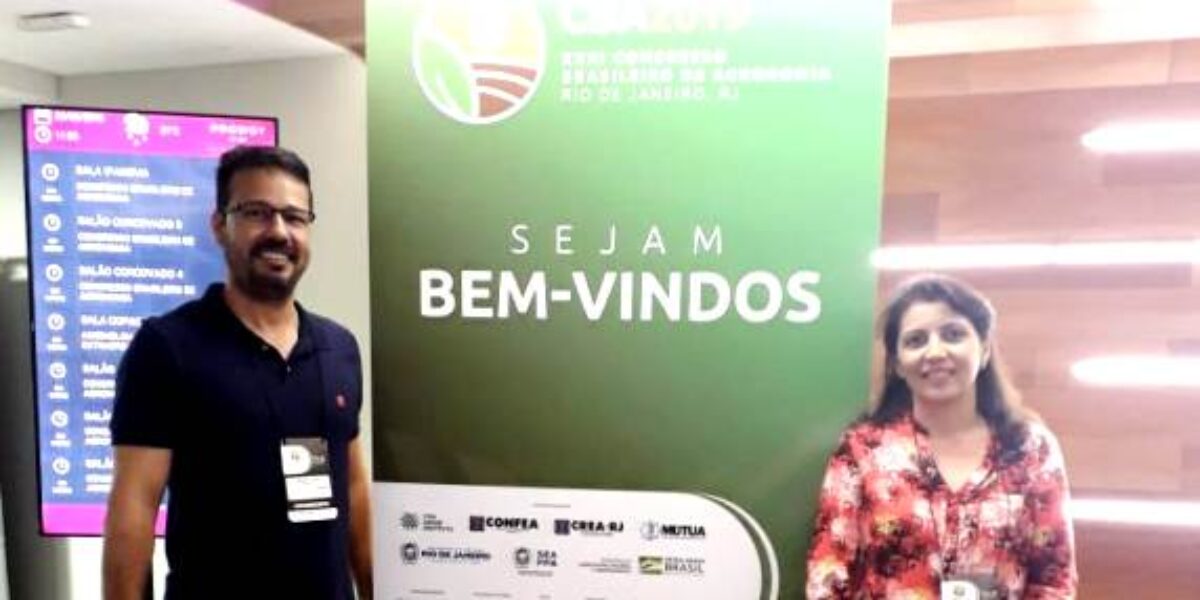 Fiscais da Agrodefesa participam do Congresso Brasileiro de Agronomia no Rio de Janeiro