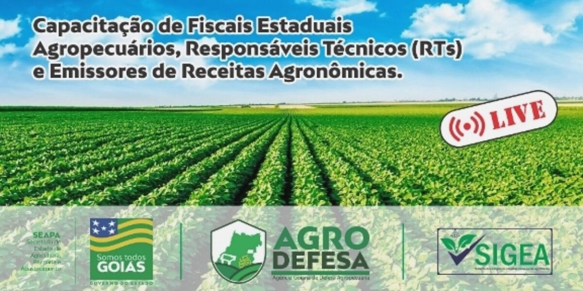 Agrodefesa realiza Lives educativas sobre Sistema de Inteligência e Gestão Estadual de Agrotóxicos – Sigea