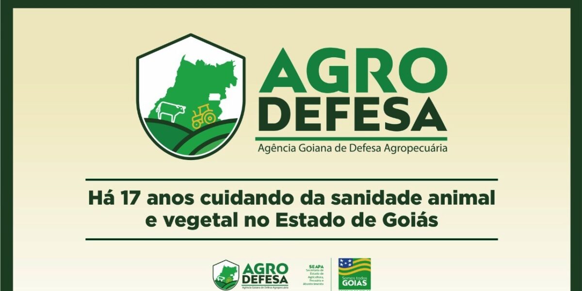 Agrodefesa comemora 17 anos de atuação pela sanidade animal e vegetal em Goiás