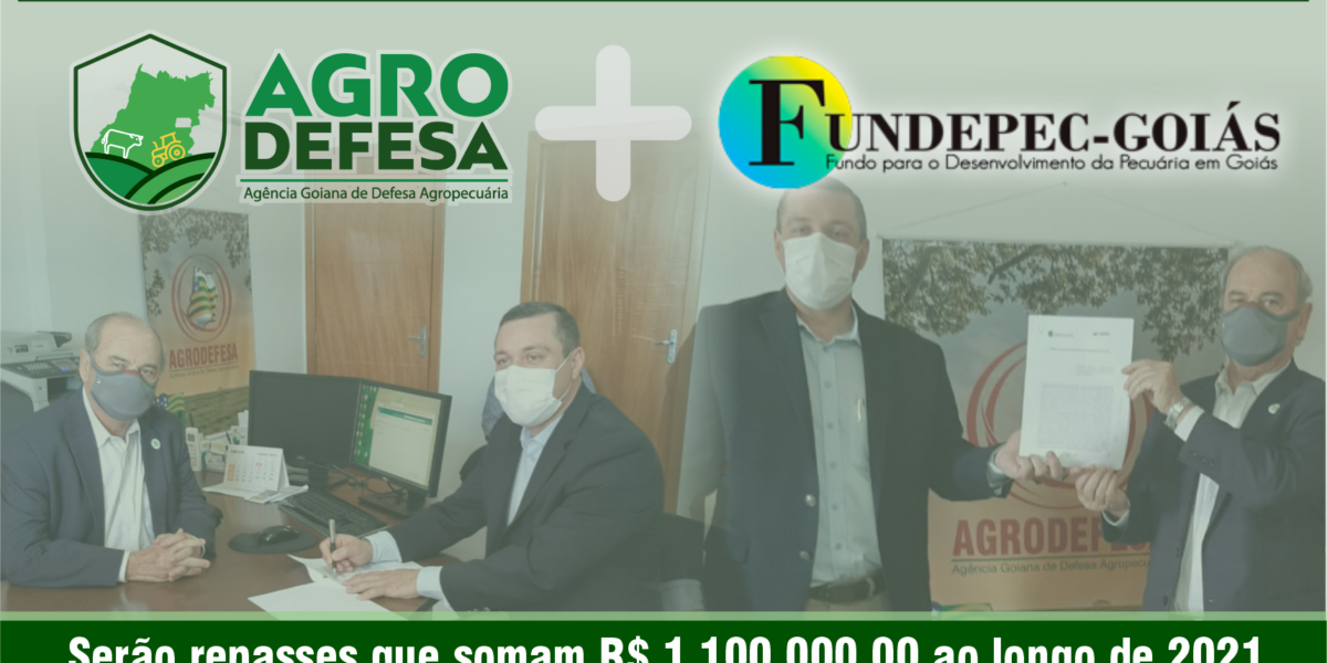 Agrodefesa renova Termo de Cooperação Técnica e Financeira com Fundepec-GO