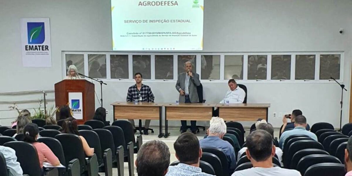 Governo de Goiás e Mapa capacitam fiscais agropecuários para inspeção de produtos de origem animal