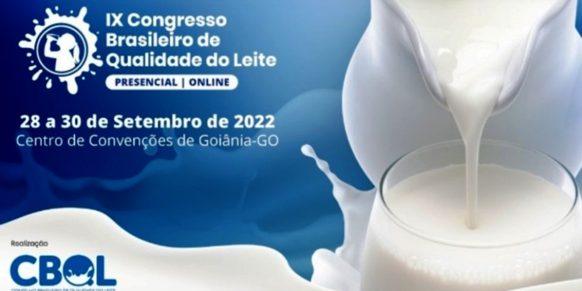 Goiás sedia de 27 a 30 deste mês o IX Congresso Brasileiro de Qualidade do Leite