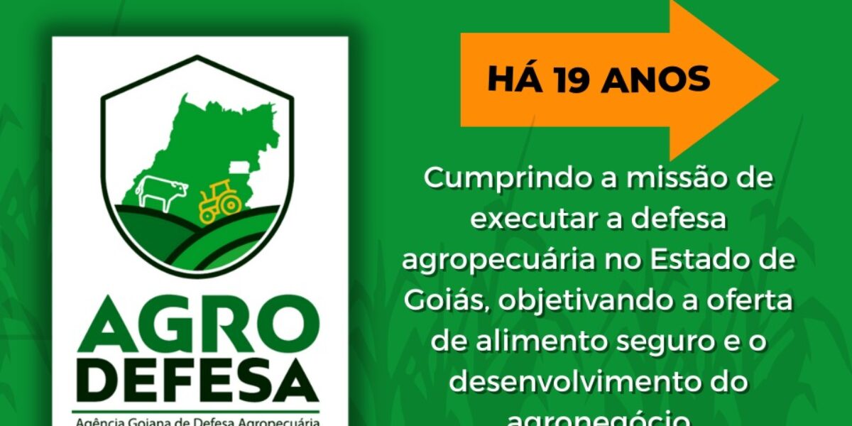 Aos 19 anos, Agrodefesa consolida avanços na defesa sanitária animal e vegetal em Goiás