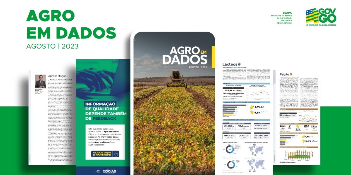 Presidente da Agrodefesa destaca importância da cultura do feijão na edição de agosto do Agro em Dados