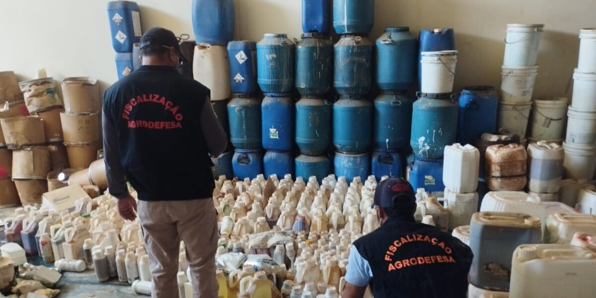 Maior apreensão de agrotóxicos falsificados em Goiás é deflagrada durante Operação Piratas do Agro